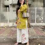 Women's Premium Cotton Slub Embroidered Co-Ord Set