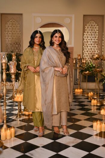 Women's Premium Kanjivaram Silk Embroidered Kurta Pant Set with Dupatta