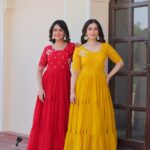 Women's Premium Designer Embroidered Faux Blooming Gown