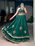 Shaarika Navratri Gamthi Work Lehenga Choli Set