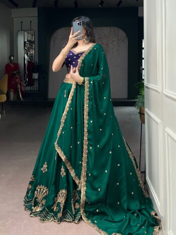 Shaarika Rangoli Silk Embroidered Lehenga Choli Set