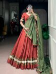 Shaarika Chanderi Zari Weaving Navratri Lehenga Set